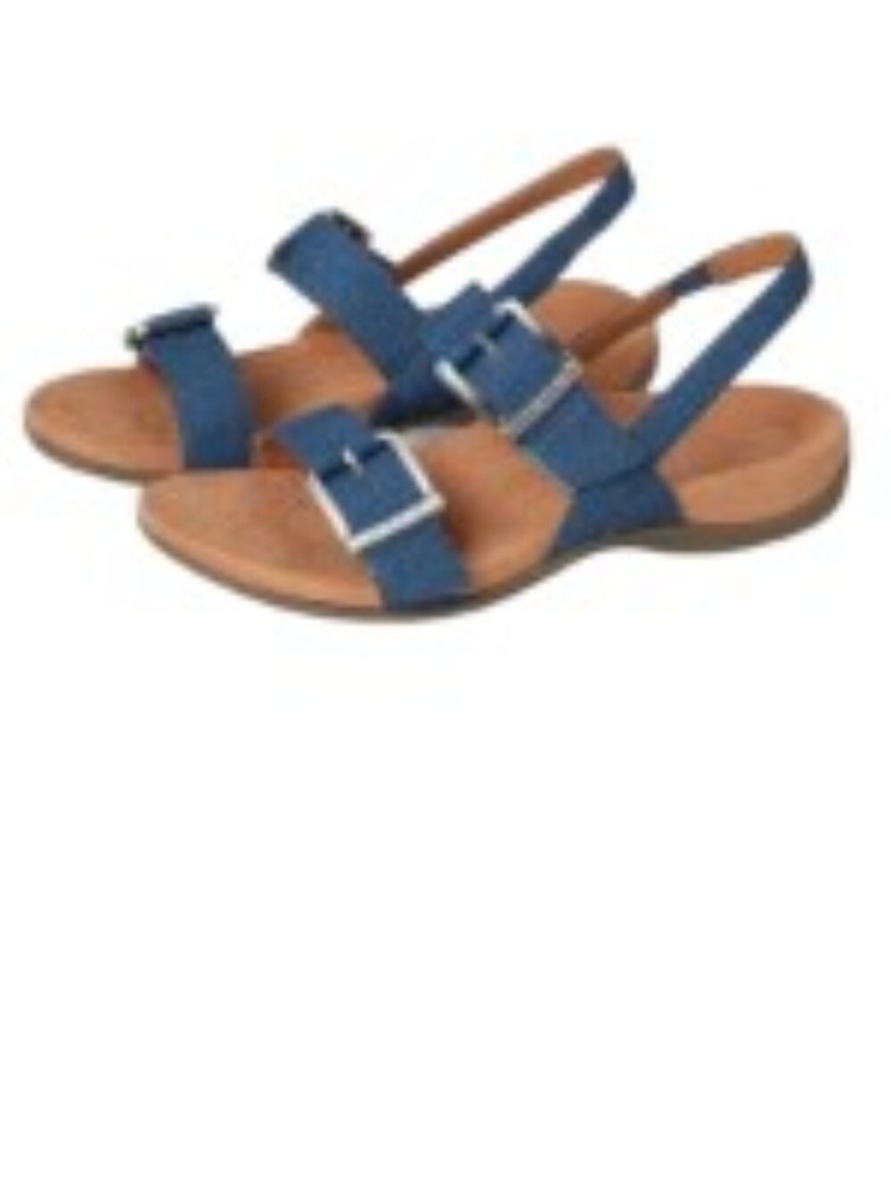 Vionic Reese Slingback Sandal in Denim Blue 9W - Picture 2 of 8